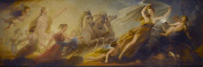Phoebus dans son char, précédé par l